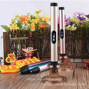 2016Hot Selling Children Smart Toy 3D Printer pen ,spiral drawing toy